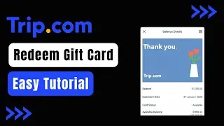 Trip.com - How to Use Gift Card !