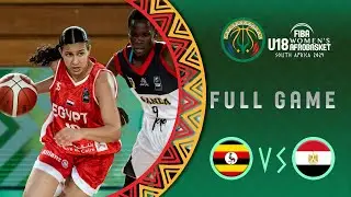 Group Phase | Uganda v Egypt | Full Basketball Game | FIBA U18 Womens AfroBasket 2024