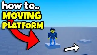 How To MAKE a Moving Platform in Roblox!