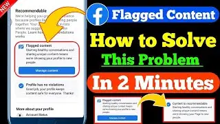 Facebook Flagged Content | how to fix flagged content on facebook | Facebook Flagged Content Problem