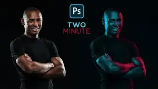 Realistic Dual Lighting Effect Under 2 Minute In Photoshop