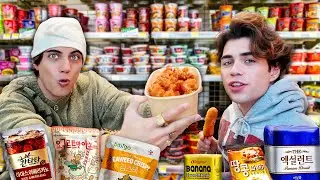 eating at only KOREAN CONVENIENCE STORES for 24 hours