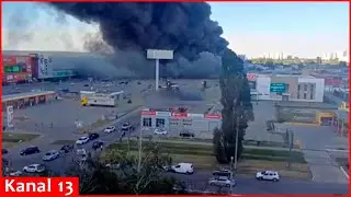 Russia launches missile attack on a shopping center in Kharkiv that had large number of people