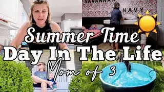 SUMMER DAY IN THE LIFE OF A MOM OF 3| RYWELL REVIEW | MOM LIFE VLOG | MEGA MOM