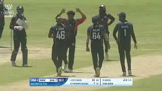 HIGHLIGHTS: USA vs Namibia in Game 3 of the PNG ICC Men's Cricket World Cup League 2 series