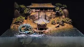 An Ancient Friendship | Large Epoxy Resin Diorama