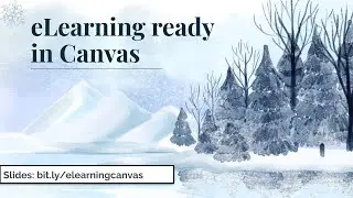 eLearning Ready in Canvas Training 2023