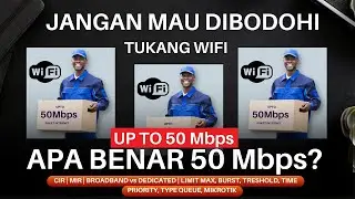 BONGKAR RAHASIA TUKANG WIFI DAN MEMBEDAKAN LIMITASI KECEPATAN INTERNET BROADBAND UPTO VS DEDICATED