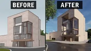 Lumion 9 Exterior Rendering Workflow (SketchUp to Lumion)