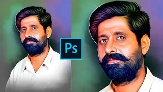 Digital smudge painting in Photoshop tutorial