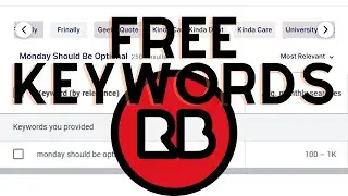 😮 Find INSANE Redbubble Keywords For Free *NEW METHOD*