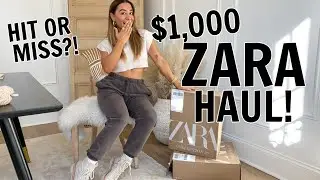 HUGE ZARA TRY-ON HAUL! SPRING 2021 | Julia Havens