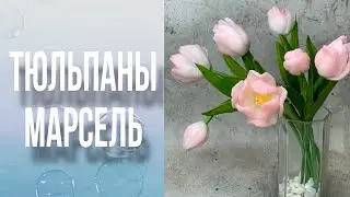 Тюльпаны Марсель/Заливка и тонировка/Цветы на стебле/Мыловарение