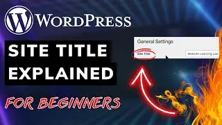 How To Change WordPress Site Title Tutorial