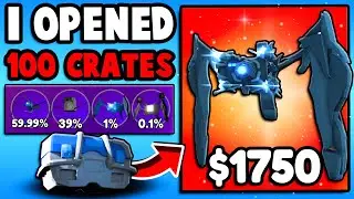 I Opened 100 SPIDER CRATES In Skibi Tower Defense... *BIG UPDATE*