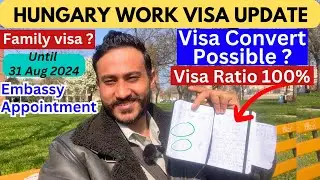 Hungary Work visa Update | Hungary new laws | Hungary Family Visa | Hungary Visa Ratio | Appointment