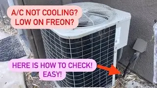 How To Check If Your Air Conditioner Is Low On Freon & the most common reason your A/C isn’t cooling