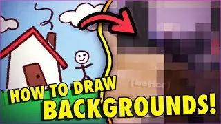 How To Draw and Paint Backgrounds for Beginners!