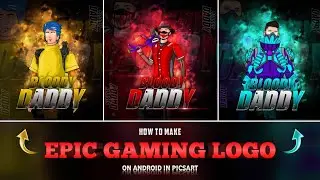 Make this Epic Gaming Logo on Android in Picsart || Gaming Logo Kaise Banaye Pixellab || Gaming Logo