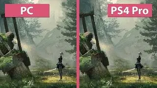 4K UHD | NieR Automata – PC vs. PS4 Pro 4K Mode Graphics Comparison