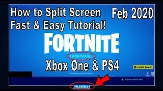 Fortnite - How to Split Screen on Xbox One & PS4 [Fast & Easy Tutorial!]