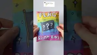 Flag Blind Bag🏳️‍🌈🏳️🇵🇪🇫🇮🇮🇩🇰🇷🇱🇷 #asmr #blindbag #papercraft #papersquishy #diy