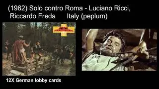 Italian historical, peplum and adventure movies: 1962 part4 ('Gladiators 7', 'The Seventh Sword')