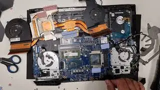 How to replace thermal paste and pads at laptop HP Omen 15