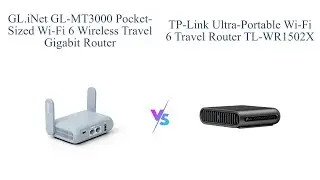 GL.iNet GL-MT3000 (Beryl AX) vs TP-Link TL-WR1502X | Wi-Fi 6 Travel Router Comparison 📶