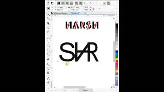 For HARSH | logo design in Coreldraw || comment next logo #coreldraw #viral #gk_yt #youtubeviral