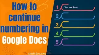 How To Continue Numbering In Google Docs 2023