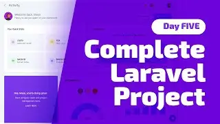 Complete Laravel Project | Admin User Auth | Day Five