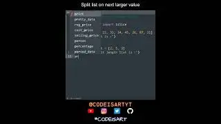 Split list on next larger value in Python | Python Examples | Python Coding Tutorial | Interview