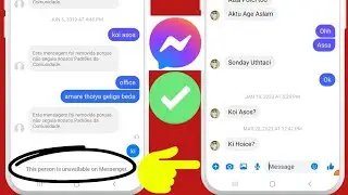 How to Fix This person is unavailable on Messenger Error | This person is unavailable on Messenger