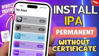 NEW! Install IPA Files on iPhone/iPad Permanent WITHOUT Certificate