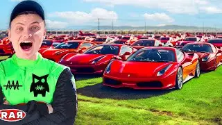 DRIVING ONLY ONE COLOR OF SUPERCAR for 24 HOURS!!