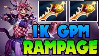 Medusa Dota 2 Rampage - 2x Divine Rapier Medusa Guide Set Fast Farm Safelane Build Gameplay 7.33