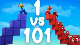 I Fought 101 Fans in Bedwars