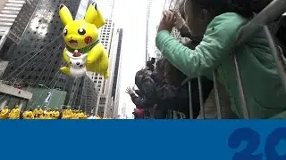 Celebrate #Pokemon20 with the Pikachu Balloon at the 2016 Macys Thanksgiving Day Parade!