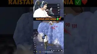 RAISTAR LOVE SONIA ✅❤️ GYANGAMING REACTION #short #shorts #freefire #raistar #gaming #gyangaming