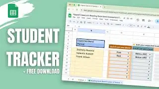 Create a student tracker in Google Sheets