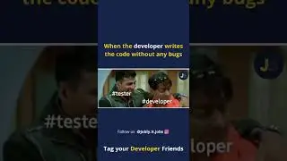When the developer writes the code without any bugs 😅😅😆😆 | Jobly