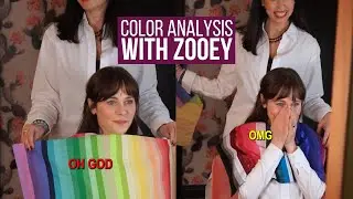 Color Analysis with Zooey Deschanel! What is her IDEAL Palette?