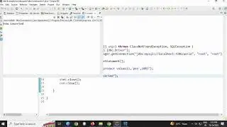 how to insert a row in using java JDBC statement interface||how to insert data into database