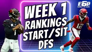 2024 Fantasy Football Week 1 Start-Sit | Rankings | DFS Picks | Prop Bets | Lineup Advice