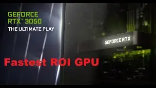 RTX 3050 Second Fastest ROI GPU Mining