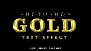 Golden Text Effect in Photoshop Hindi Tutorial Step By Step| The Sohan