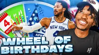 WHEEL OF BIRTHDAYS REBUILDING CHALLENGE IN NBA 2K23