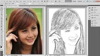 Tutorial Photoshop » Cara Merubah Foto Jadi Lukisan Pensil