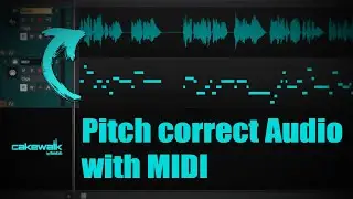 How to pitch audio with MIDI in Cakewalk by Bandlab